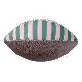 Retro Preppy Sportswear Stripes - Roze Groen American Football (Gedraaid 270)