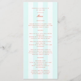 Retro Preppy Stripes Trouwmenu Menu
