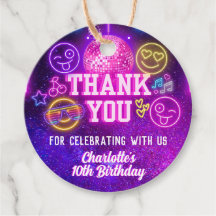 Retro Preppy Y2K Smile Gezichten Roze Neon Glow Pa