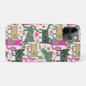 Retro pret kat ontwerp Case-Mate iPhone case (Achterkant (horizontaal))
