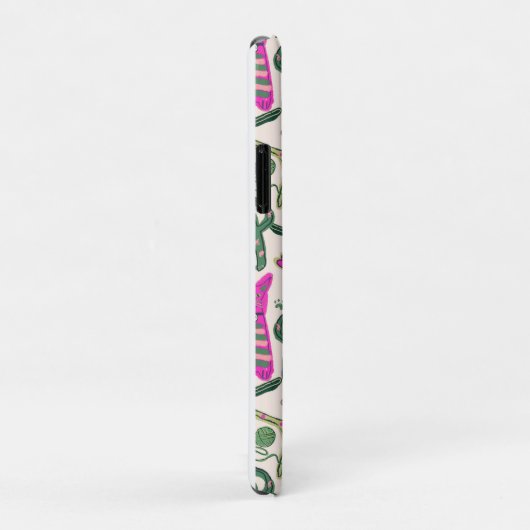 Retro pret kat ontwerp Case-Mate iPhone case (Achterkant/rechts)