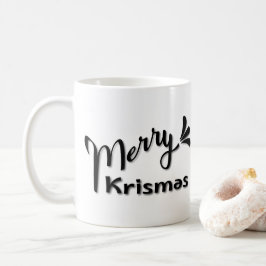 Retro Prettig Kerst Stijl Koffiemok
