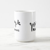 Retro Prettig Kerst Stijl Koffiemok (Center)