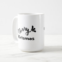 Retro Prettig Kerst Stijl Koffiemok