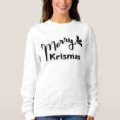 Retro Prettig Kerst Stijl Trui (Voorkant)