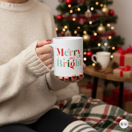 Retro Prettig Kerstfeest Koffiemok