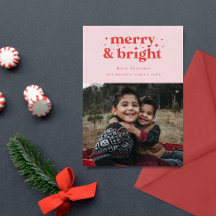 Retro Prettig Kerstfeest voor het hele gezin