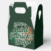 Retro Prettig St. Patrick's Dag Bedankdoosjes (Geopend)