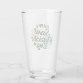 Retro Prettig St. Patrick's Day Glas (Achterkant)