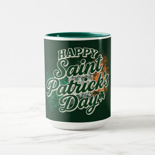 Retro Prettig St. Patrick's Day Mok (Midden)