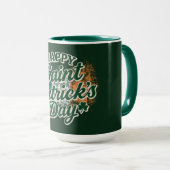 Retro Prettig St. Patrick's Day Mok (Voorkant rechts)
