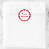 Retro Prettig Vakantie Stickers (Tas)
