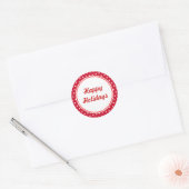 Retro Prettig Vakantie Stickers (Envelop)