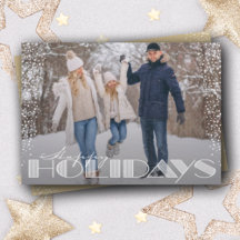 Retro Prettige feestdagen Typografie Kerstfeestdag