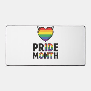 Retro Pride Maand Gehoornde Hart Shirt Ontwerp_1 Bureaumat