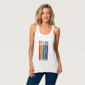 Retro Pride Maand Regenboog Typografie Shirt Ontwe (Volledige Voorkant)