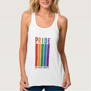 Retro Pride Maand Regenboog Typografie Shirt Ontwe