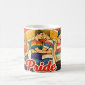 Retro Pride Month LGBTQ-viering Koffiemok (Center)