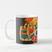 Retro Pride Month LGBTQ-viering Koffiemok (Links)