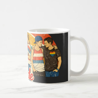 Retro Pride Month LGBTQ-viering Koffiemok