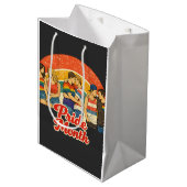 Retro Pride Month LGBTQ-viering Medium Cadeauzakje (Voorkant Gekanteld)