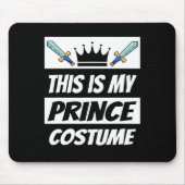 Retro Prince Kostuum Grappig Halloween Kostuum Man Muismat (Voorkant)