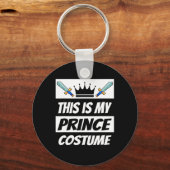 Retro Prince Kostuum Grappig Halloween Kostuum Man Sleutelhanger (Voorkant)