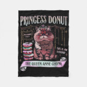 Retro Princess Donut Dungeon Crawler Carl Book Lov Fleece Deken (Voorkant)