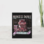 Retro Princess Donut Dungeon Crawler Carl Book Lov Kaart (Voorkant)