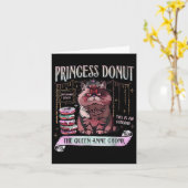 Retro Princess Donut Dungeon Crawler Carl Book Lov Kaart (Gele Bloem)
