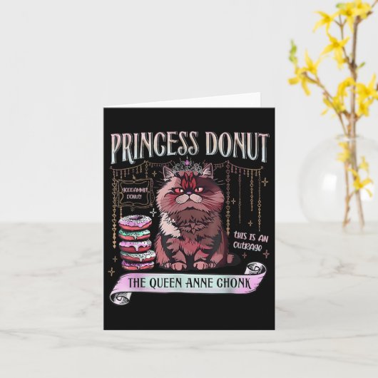 Retro Princess Donut Dungeon Crawler Carl Book Lov Kaart (Gele Bloem)