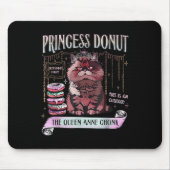 Retro Princess Donut Dungeon Crawler Carl Book Lov Muismat (Voorkant)