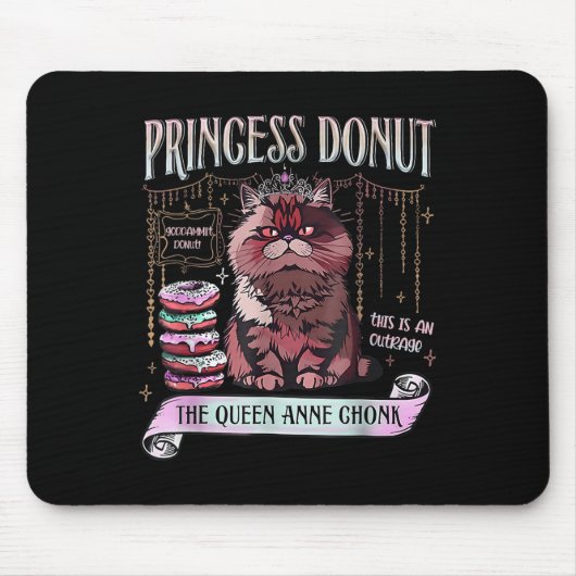 Retro Princess Donut Dungeon Crawler Carl Book Lov Muismat (Voorkant)