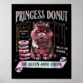 Retro Princess Donut Dungeon Crawler Carl Book Lov Poster (Voorkant)