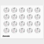 Retro Prinses Baby Borrel Stickers (Vel)
