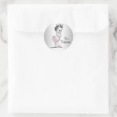 Retro Prinses Baby Borrel Stickers (Tas)