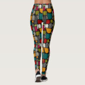 Retro Print | Gebrandschilderd Glas Leggings (Achterkant)