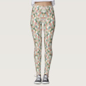 Retro Print | Honingraat Leggings (Voorkant)