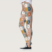 Retro Print | Pastel Bloem Leggings (Links)