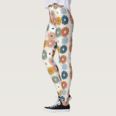 Retro Print | Pastel Bloem Leggings (Links)