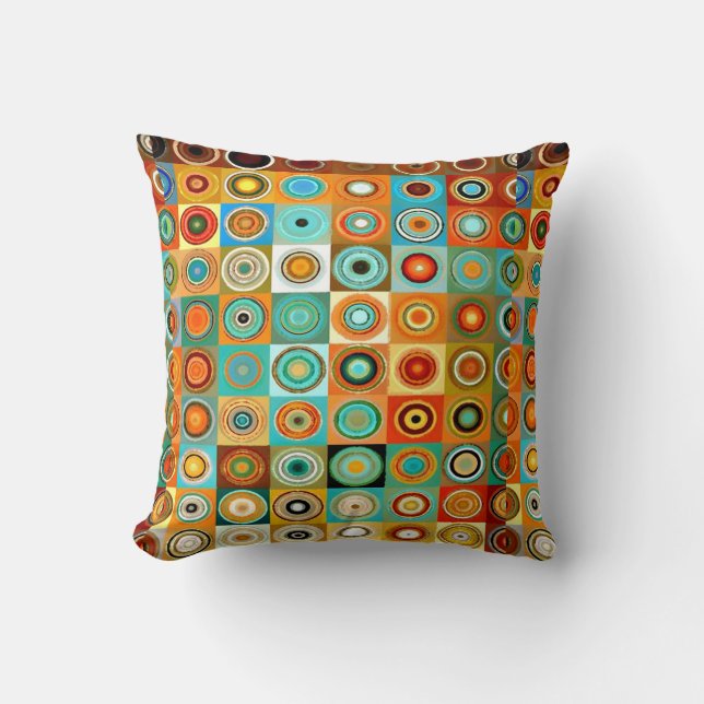 Retro Print Pillow Kussen (Voorkant)