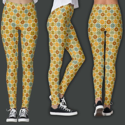 Retro Print | Retro Chic Leggings