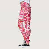 Retro Print | Roze Mod-Cirkel Leggings (Links)