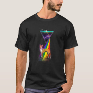  Retro Prism Basenji Dog T-shirt