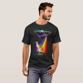 Retro Prism Borzoi T-shirt (Voorkant volledig)