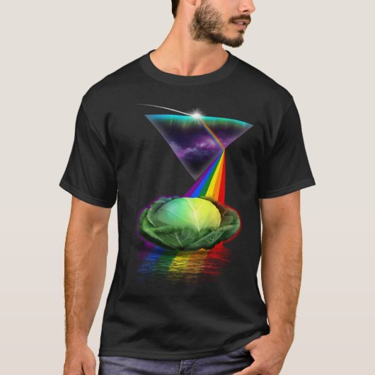 Retro Prism Cabbage T-shirt (Voorkant)