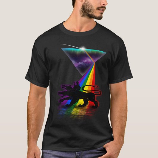 Retro Prism Cerberus T-shirt (Voorkant)
