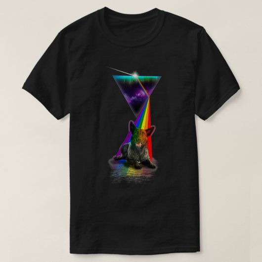  Retro Prism Dutch Shepherd T-shirt (Design voorkant)