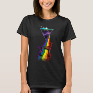 Retro Prism Italiaanse Greyhound T-shirt