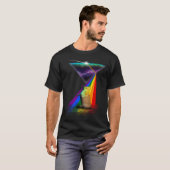  Retro Prism Munchkin Cat T-shirt (Voorkant volledig)